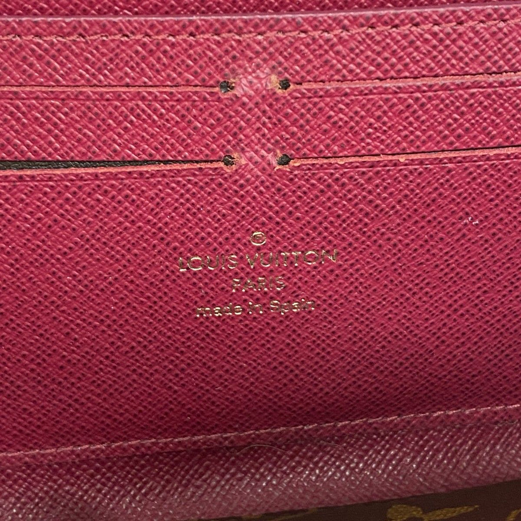 Louis Vuitton Wallet Monogram Portefeuille Clemence Fuchsia — view 4