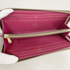 Louis Vuitton Wallet Monogram Portefeuille Clemence Fuchsia — view 3