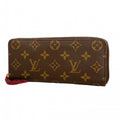 Louis Vuitton Wallet Monogram Portefeuille Clemence Fuchsia