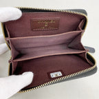 Chanel Coin Case Quilted Caviar Leather Black Gold — view 3