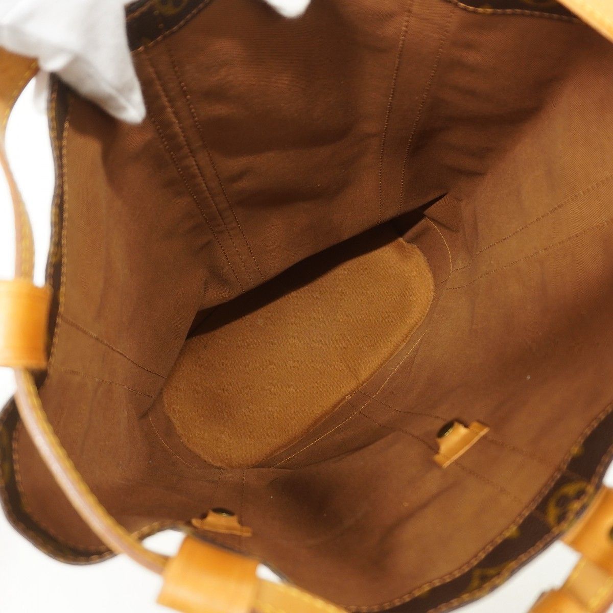 Louis Vuitton Shoulder Bag Monogram Randonnee GM Brown — view 4