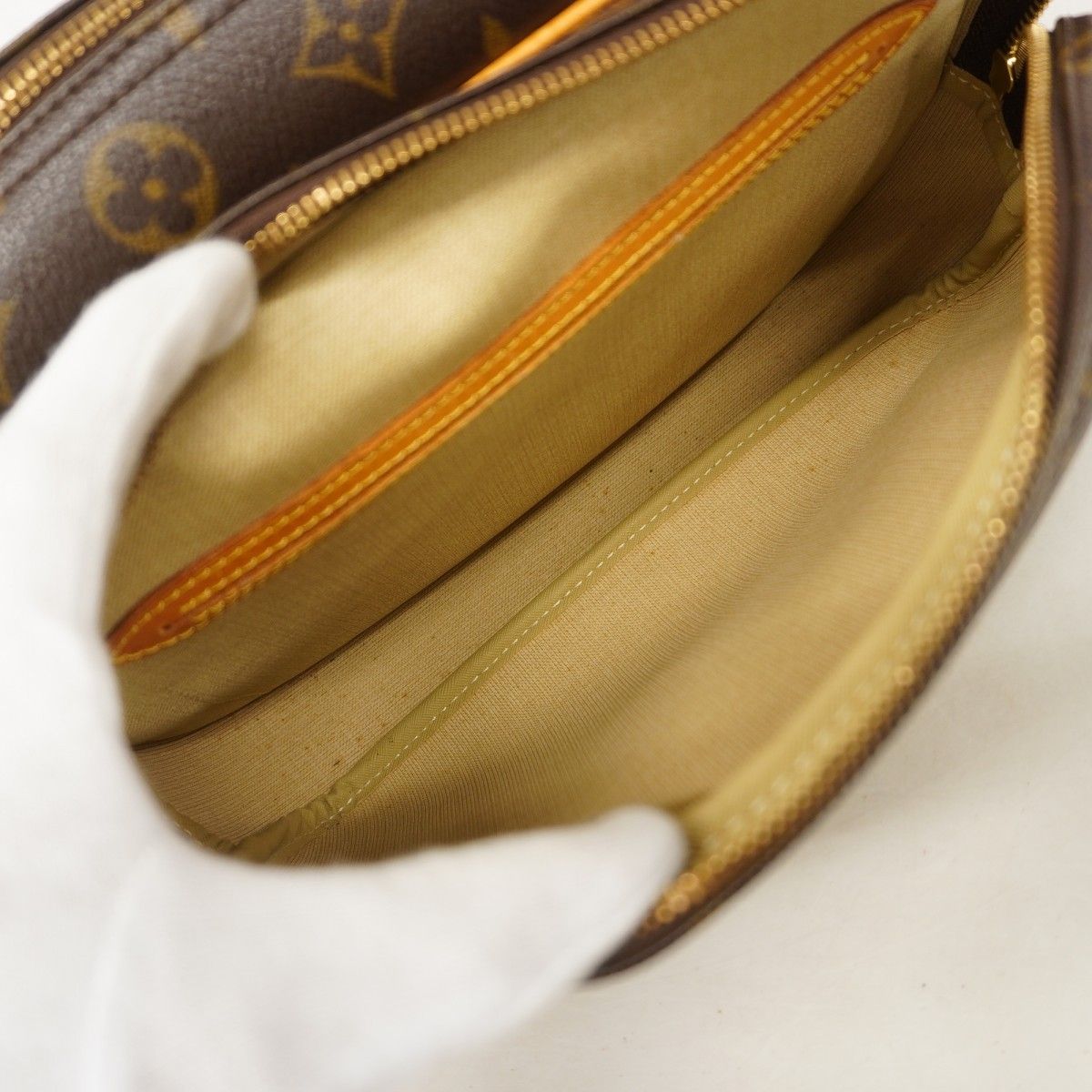 Louis Vuitton Shoulder Bag Monogram Reporter PM Brown — view 4