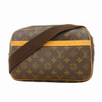 Louis Vuitton Shoulder Bag Monogram Reporter PM Brown