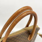 Celine Handbag Macadam Brown Gold 2-Way — view 7