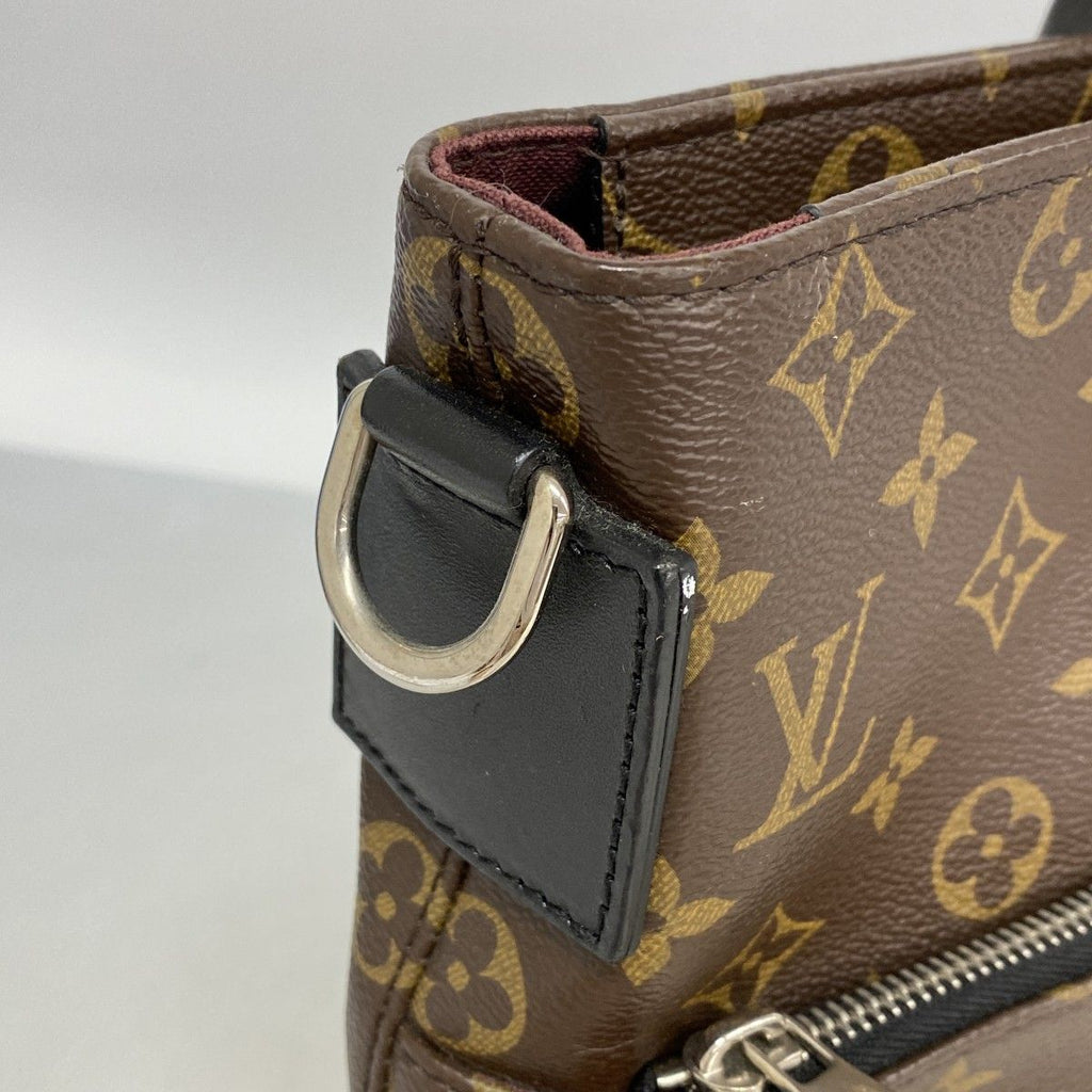 Louis Vuitton Business Bag Monogram Macassar Brown Black — view 8