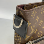 Louis Vuitton Business Bag Monogram Macassar Brown Black — view 8