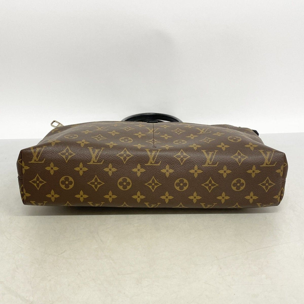 Louis Vuitton Business Bag Monogram Macassar Brown Black — view 3
