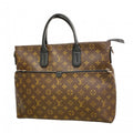 Louis Vuitton Business Bag Monogram Macassar Brown Black