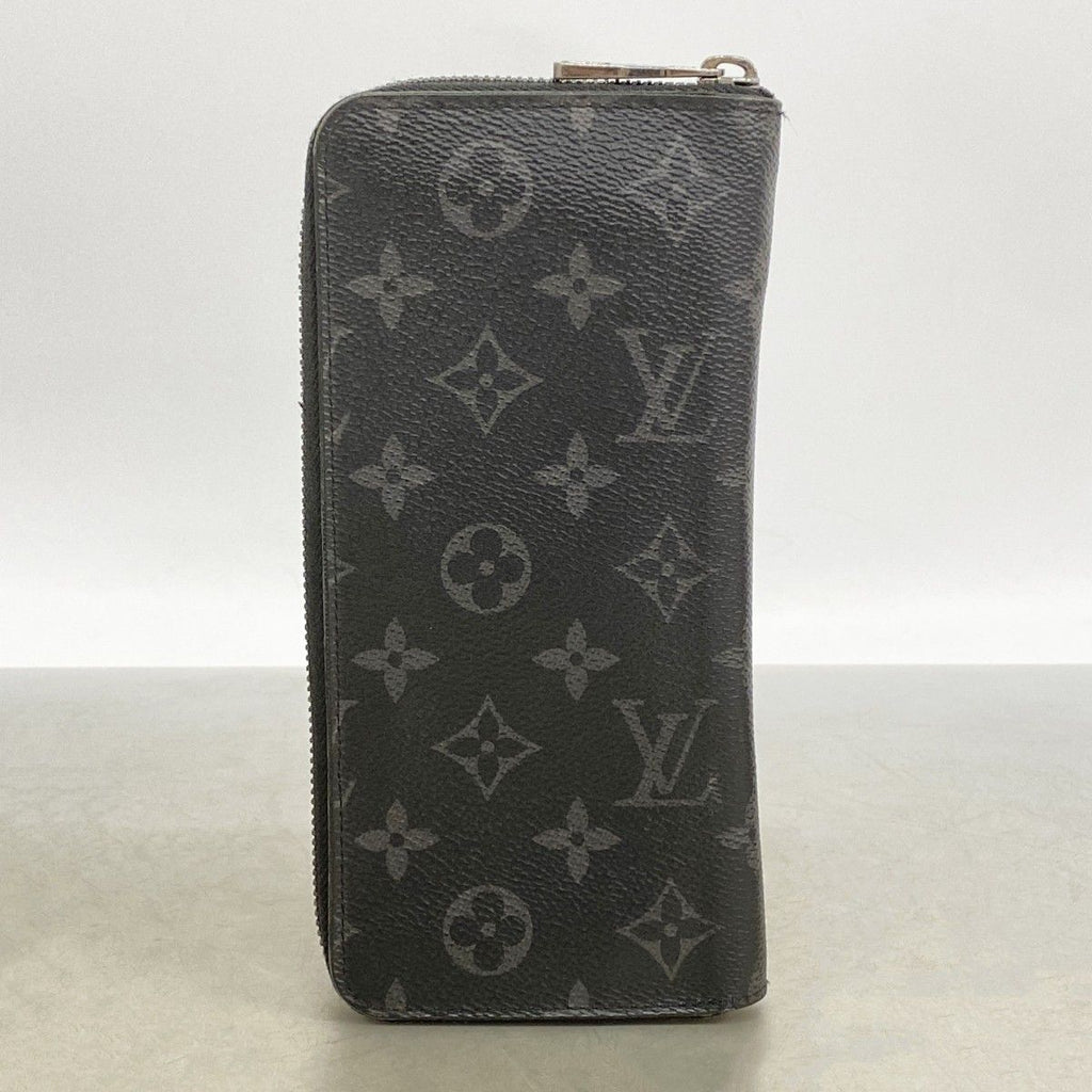 Louis Vuitton Wallet Monogram Eclipse Zippy Vertical Black — view 8