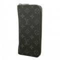 Louis Vuitton Wallet Monogram Eclipse Zippy Vertical Black