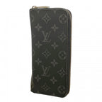 Louis Vuitton Wallet Monogram Eclipse Zippy Vertical Black