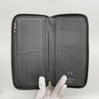Louis Vuitton Wallet Monogram Eclipse Zippy Vertical Black — view 3