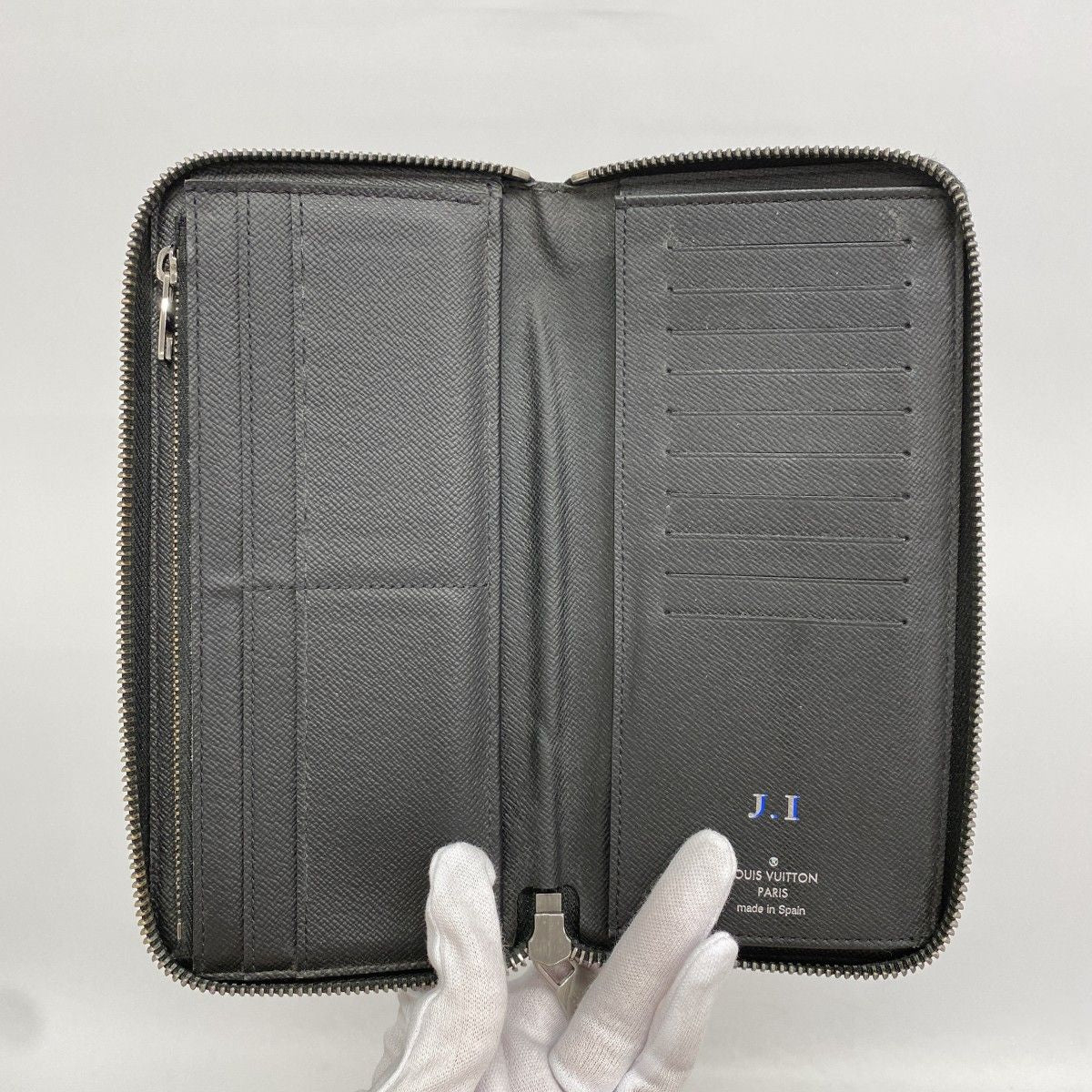 Louis Vuitton Wallet Monogram Eclipse Zippy Vertical Black — view 3