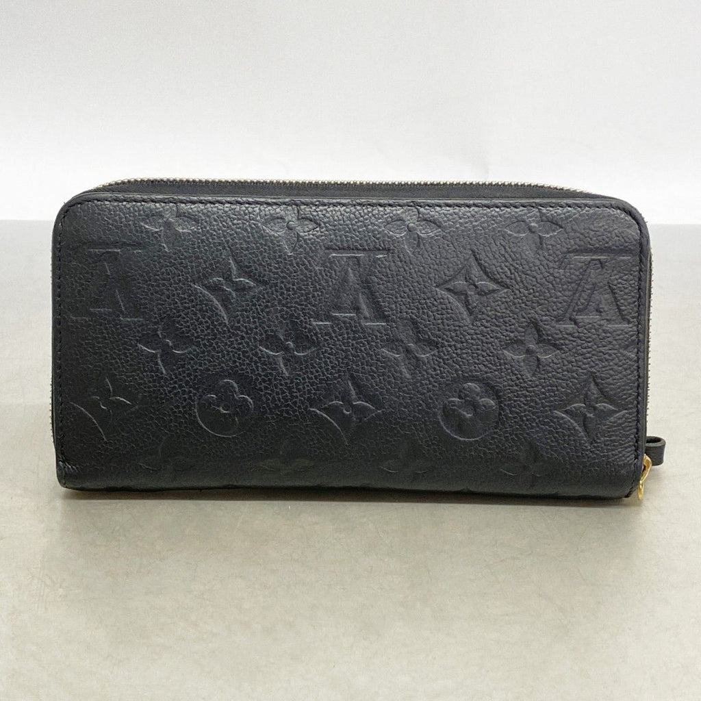 Louis Vuitton Wallet Monogram Empreinte Zippy Noir — view 9