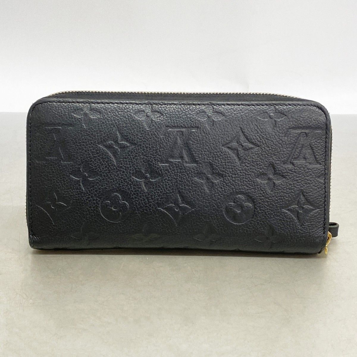 Louis Vuitton Wallet Monogram Empreinte Zippy Noir — view 9