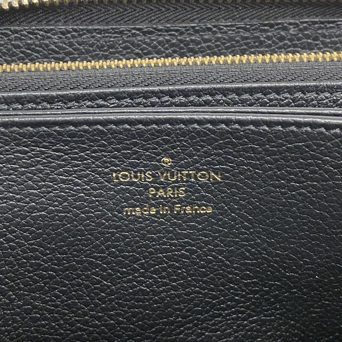 Louis Vuitton Wallet Monogram Empreinte Zippy Noir — view 4