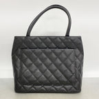 Chanel Tote Reissue Caviar Leather Black Champagne Gold — view 9