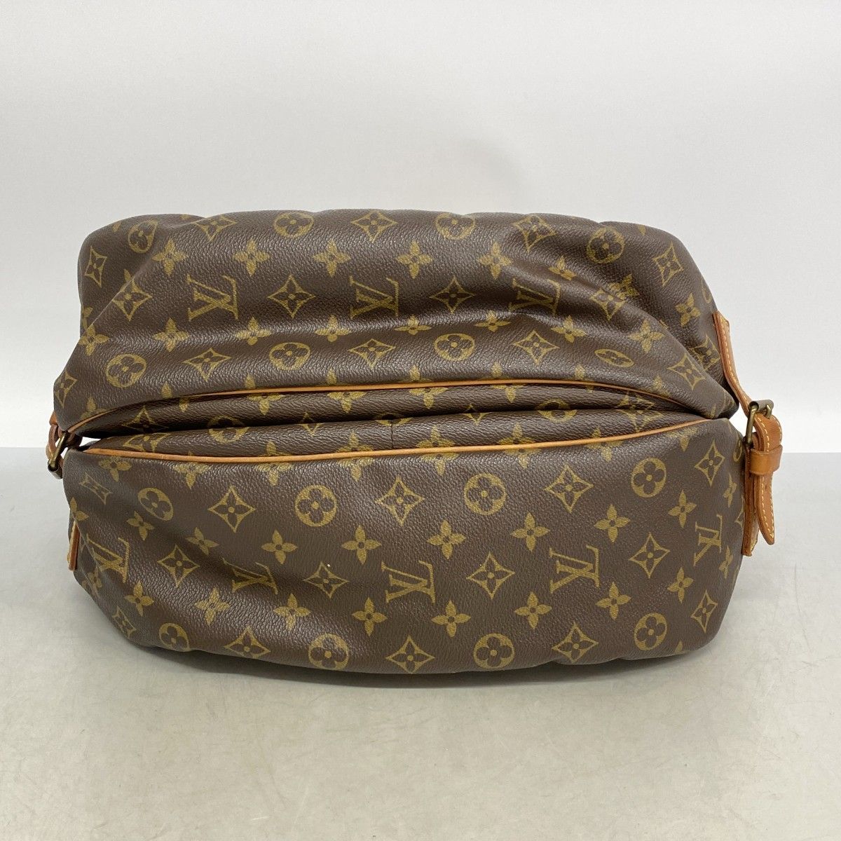 Louis Vuitton Shoulder Bag Monogram Saumur 35 Brown — view 3