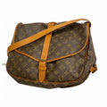 Louis Vuitton Shoulder Bag Monogram Saumur 35 Brown