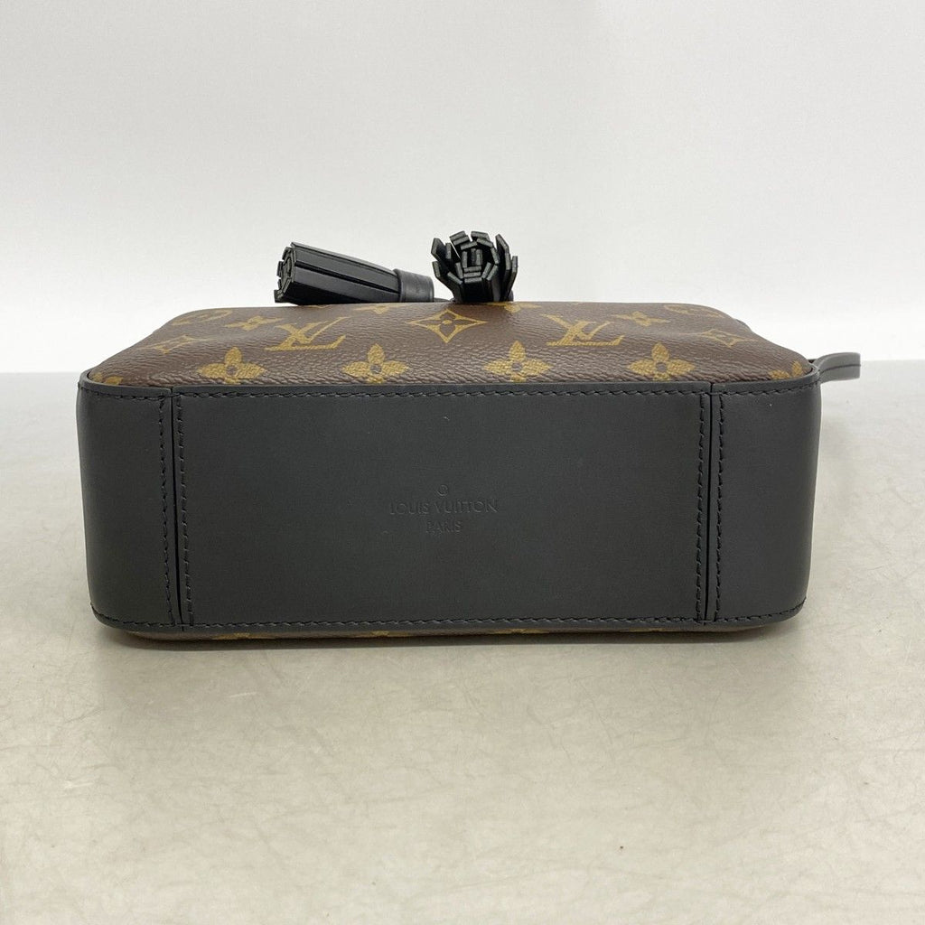 Louis Vuitton Handbag Monogram Saintonge Black Brown 2-Way — view 3