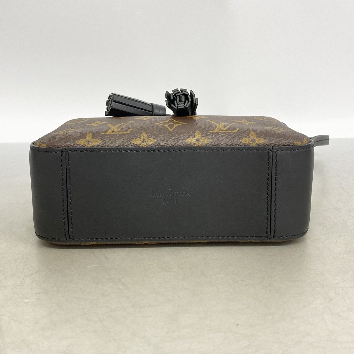 Louis Vuitton Handbag Monogram Saintonge Black Brown 2-Way — view 3