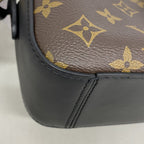 Louis Vuitton Handbag Monogram Saintonge Black Brown 2-Way — view 6