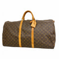 Louis Vuitton Boston Bag Monogram Keepall Bandouliere 60 Brown