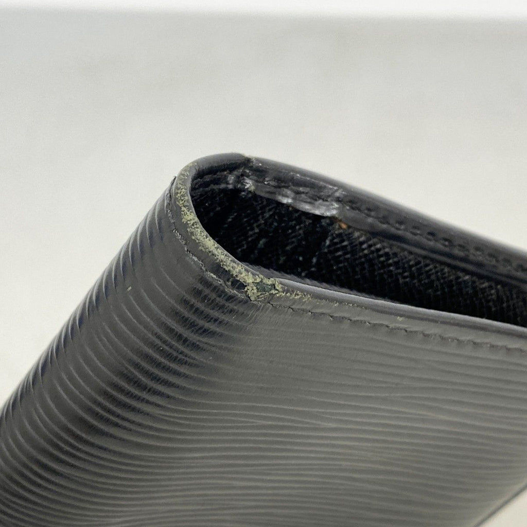 Louis Vuitton Wallet Epi Portefeuille Brazza Noir — view 5