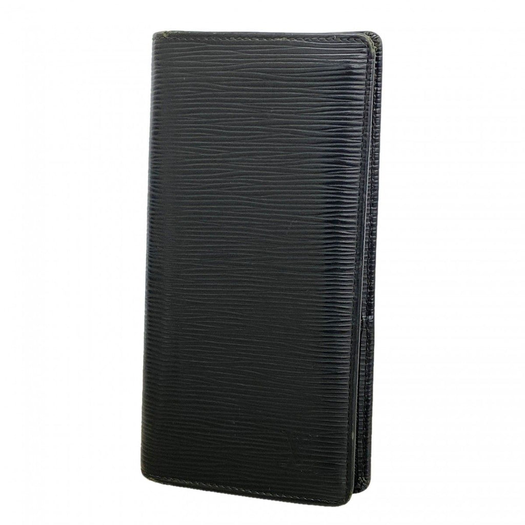 Louis Vuitton Wallet Epi Portefeuille Brazza Noir