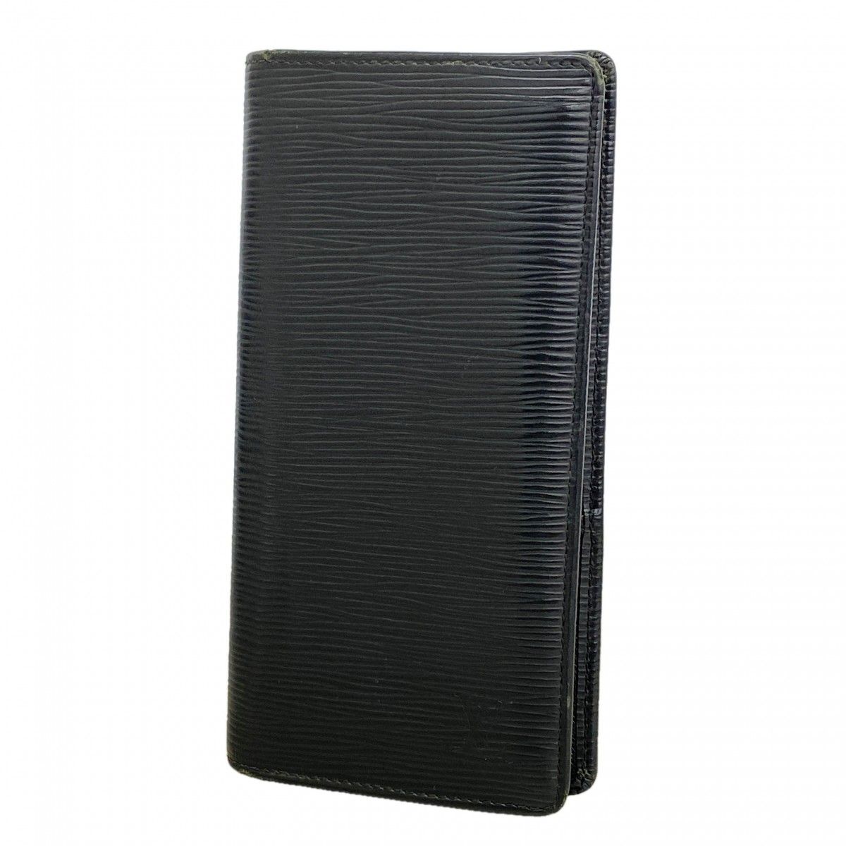 Louis Vuitton Wallet Epi Portefeuille Brazza Noir