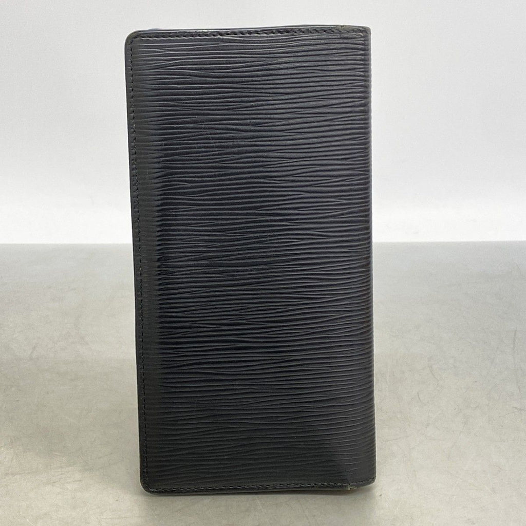 Louis Vuitton Wallet Epi Portefeuille Brazza Noir — view 7