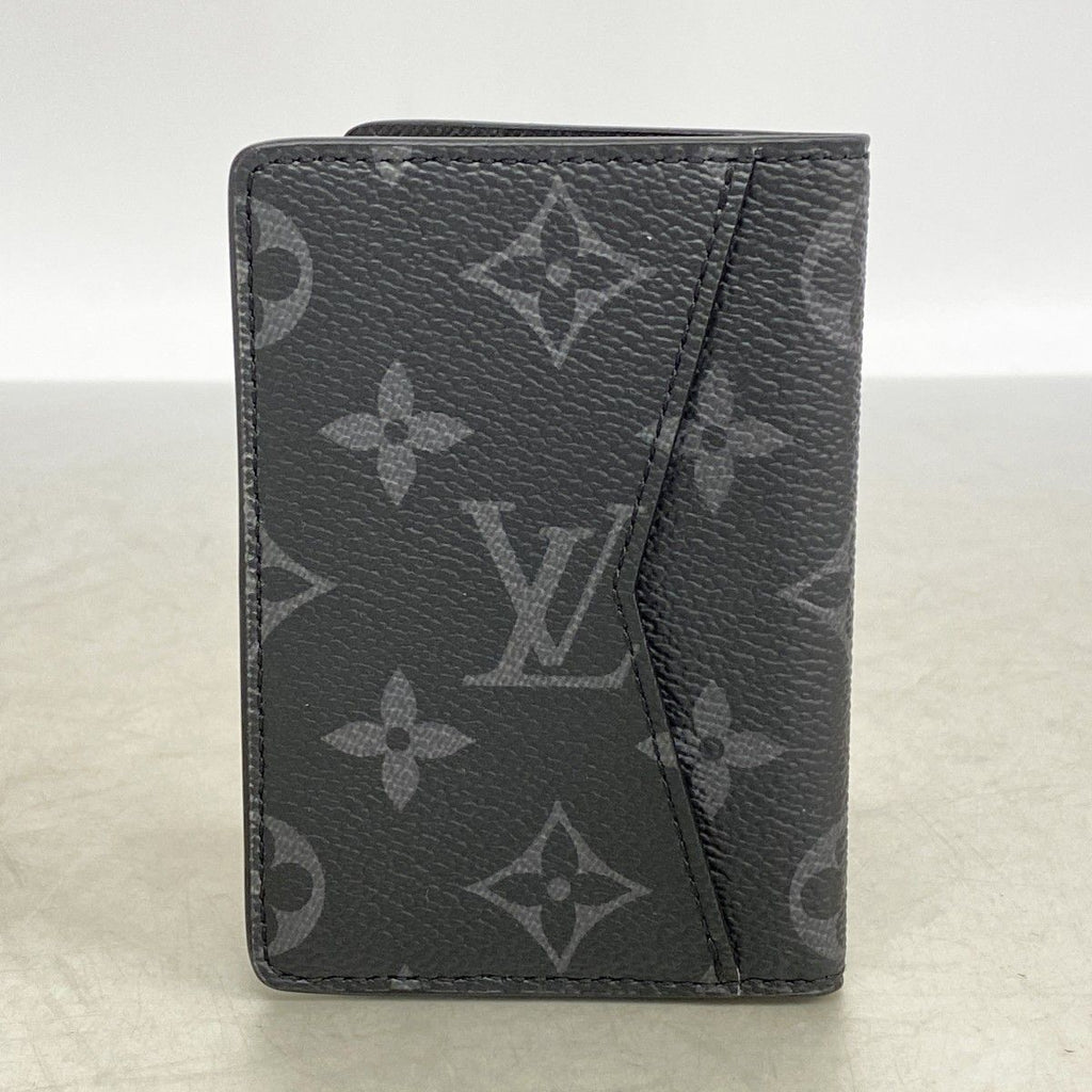 Louis Vuitton Card Case Monogram Eclipse Organizer de Poche Black — view 5