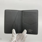 Louis Vuitton Card Case Monogram Eclipse Organizer de Poche Black — view 3