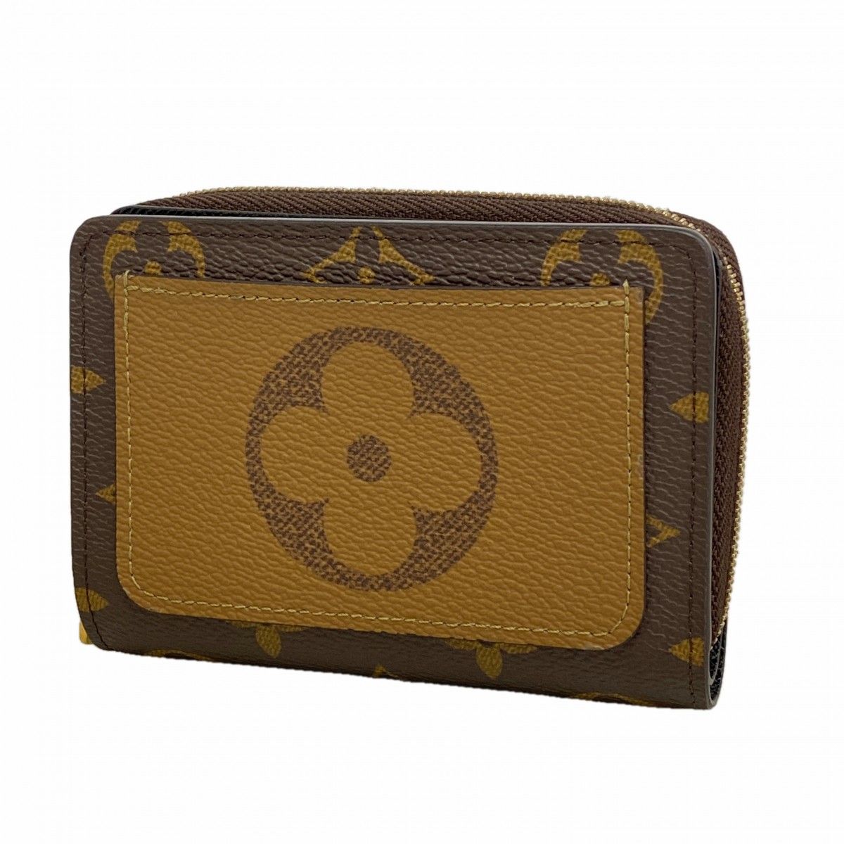 Louis Vuitton Wallet Monogram Reverse Portefeuille Lou Brown