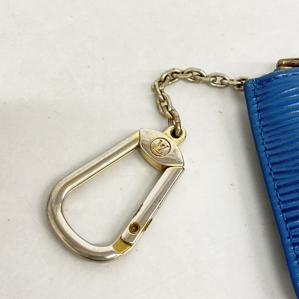 Louis Vuitton Coin Case Epi Pochette Cles Toledo Blue — view 8
