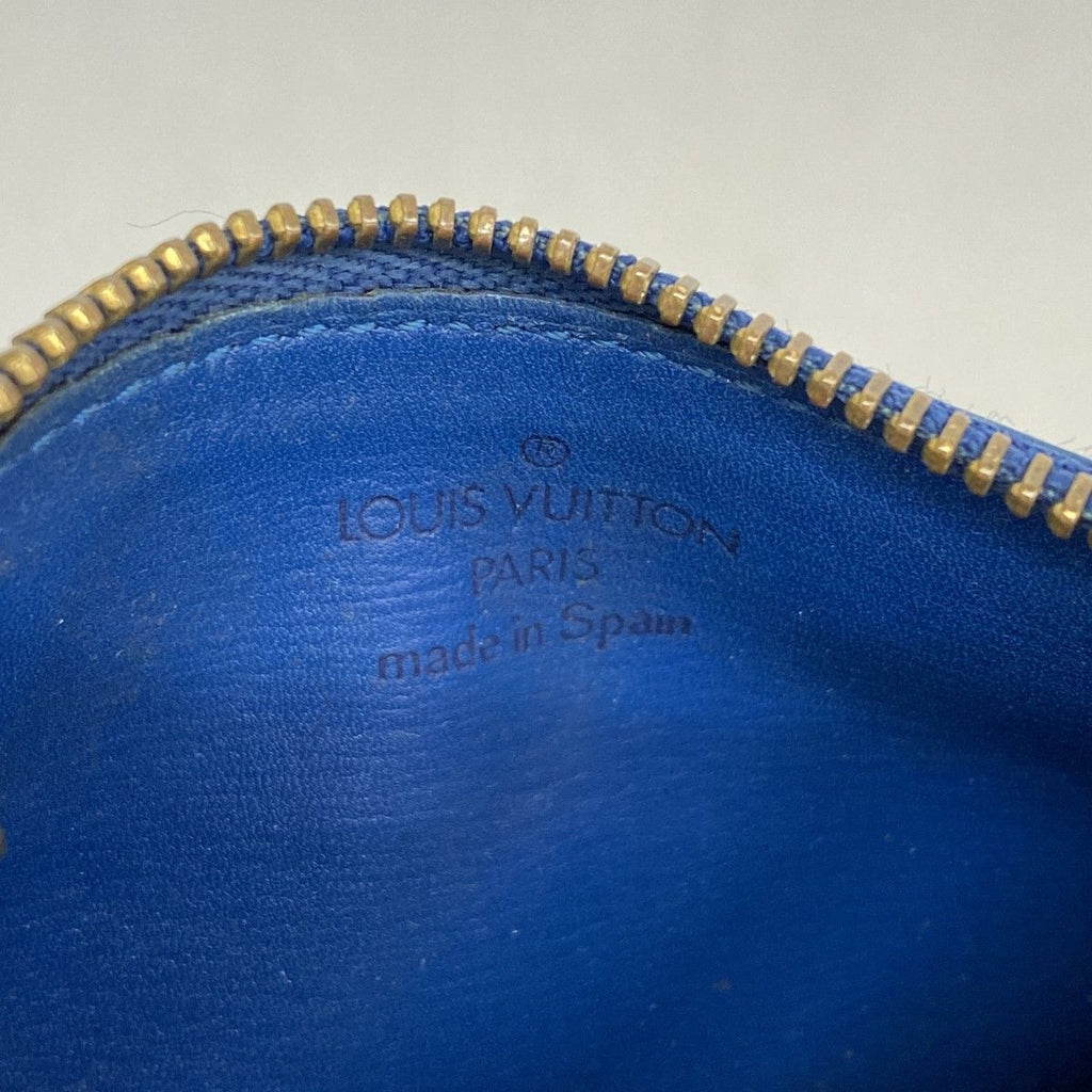 Louis Vuitton Coin Case Epi Pochette Cles Toledo Blue — view 4