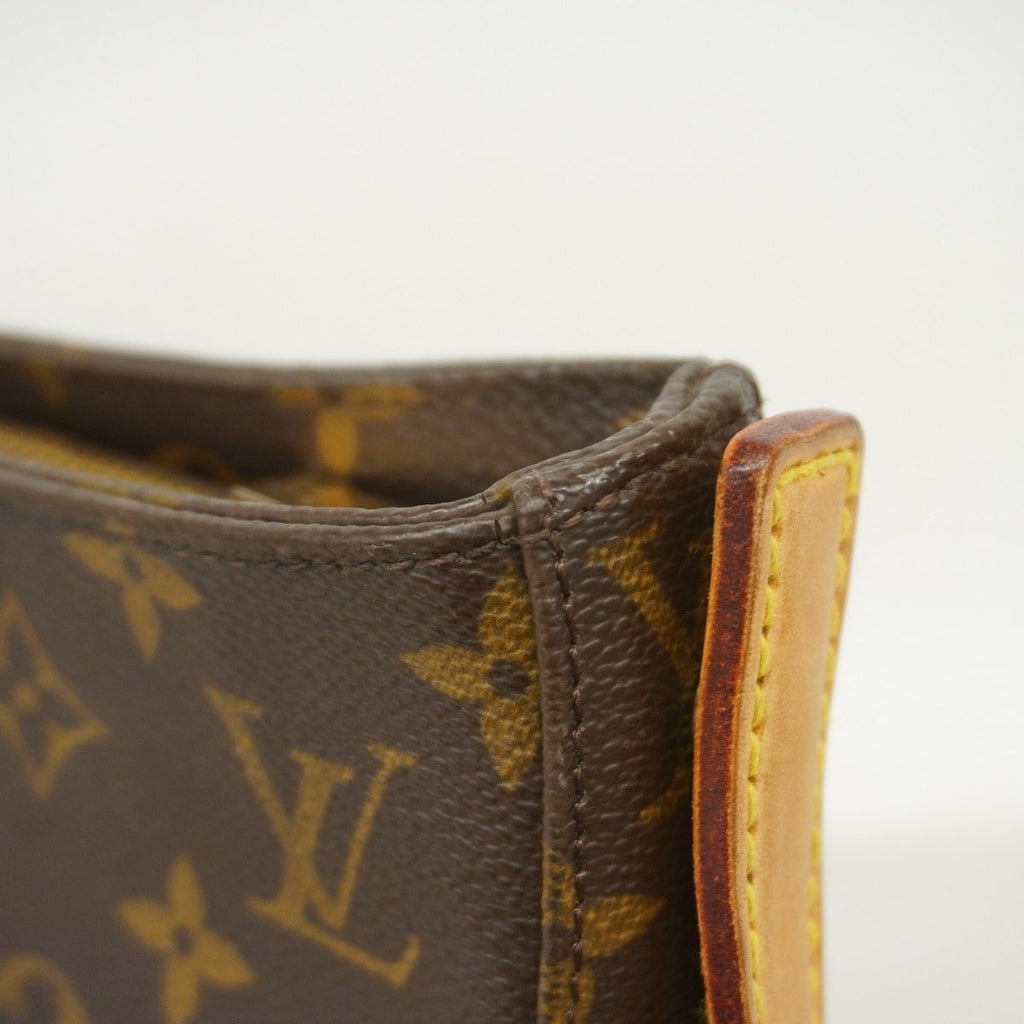 Louis Vuitton Shoulder Bag Monogram Looping GM Brown — view 8