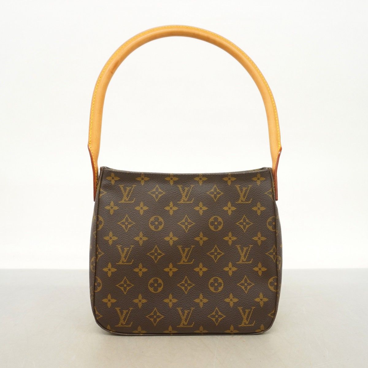 Louis Vuitton Shoulder Bag Monogram Looping MM Brown — view 9