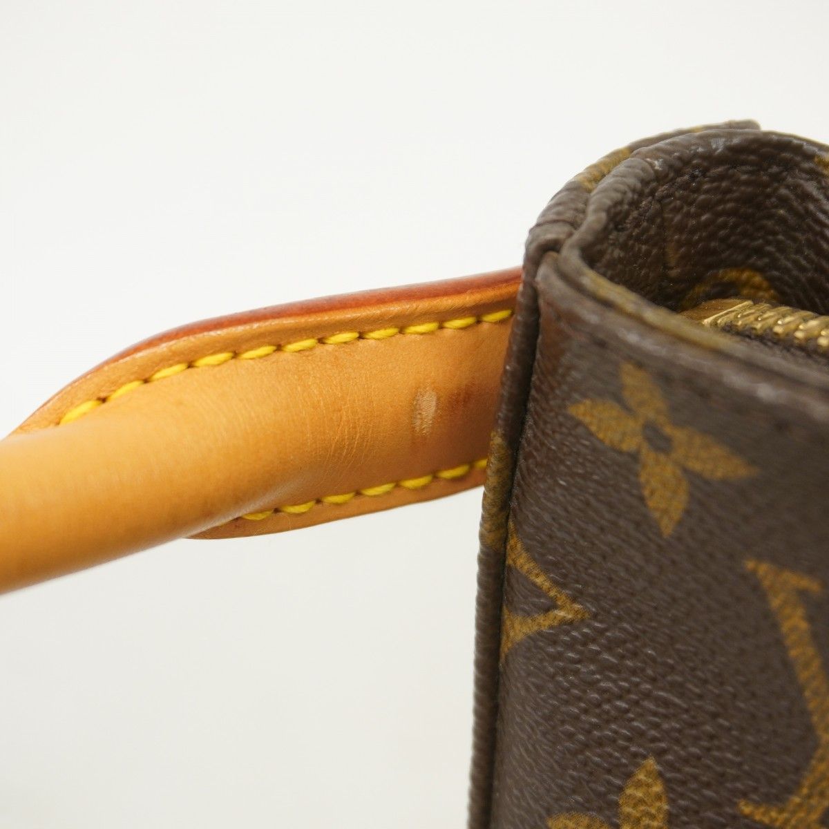 Louis Vuitton Shoulder Bag Monogram Looping MM Brown — view 8