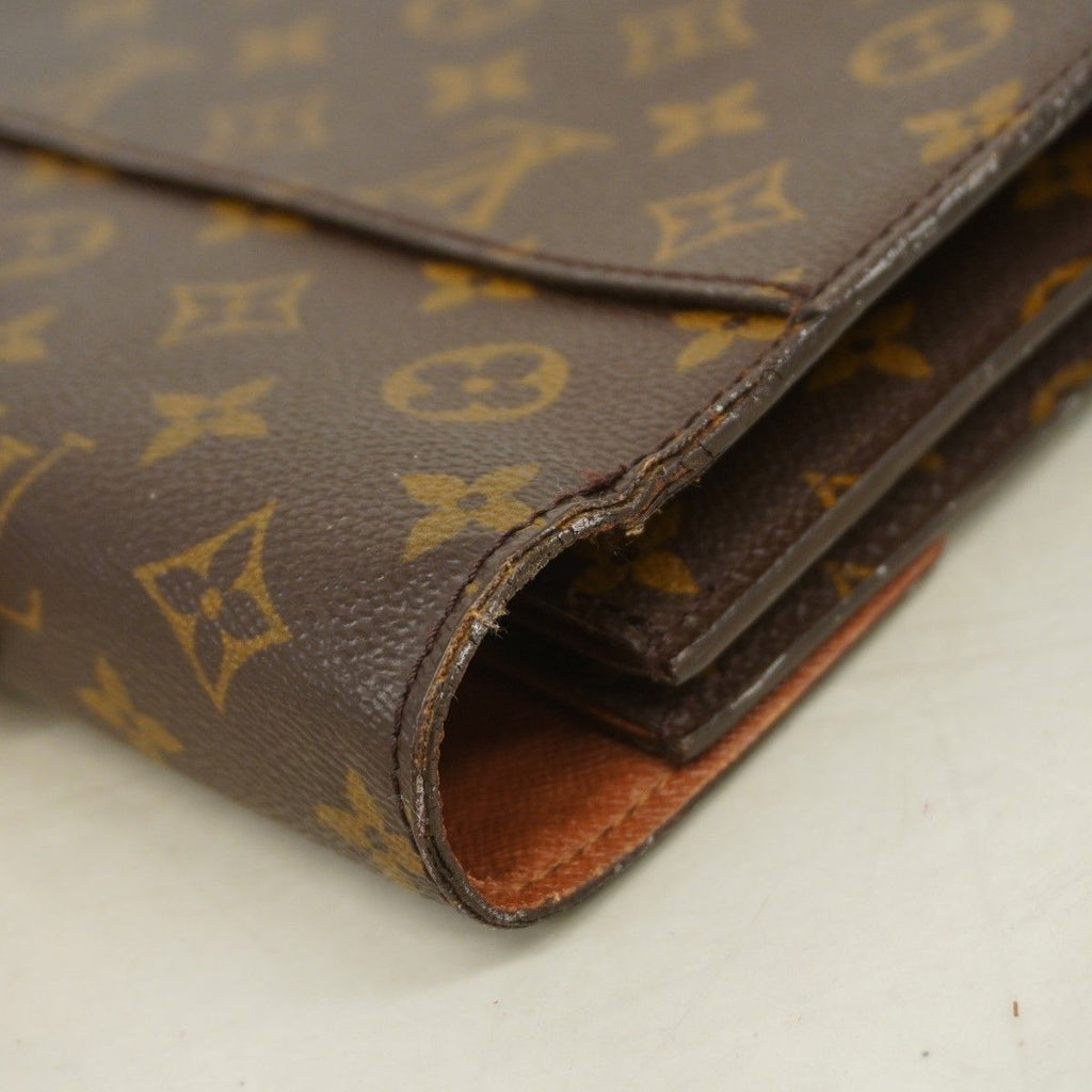 Louis Vuitton Briefcase Monogram Serviette Conseil Brown — view 6