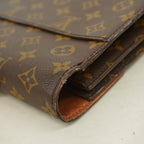 Louis Vuitton Briefcase Monogram Serviette Conseil Brown — view 6