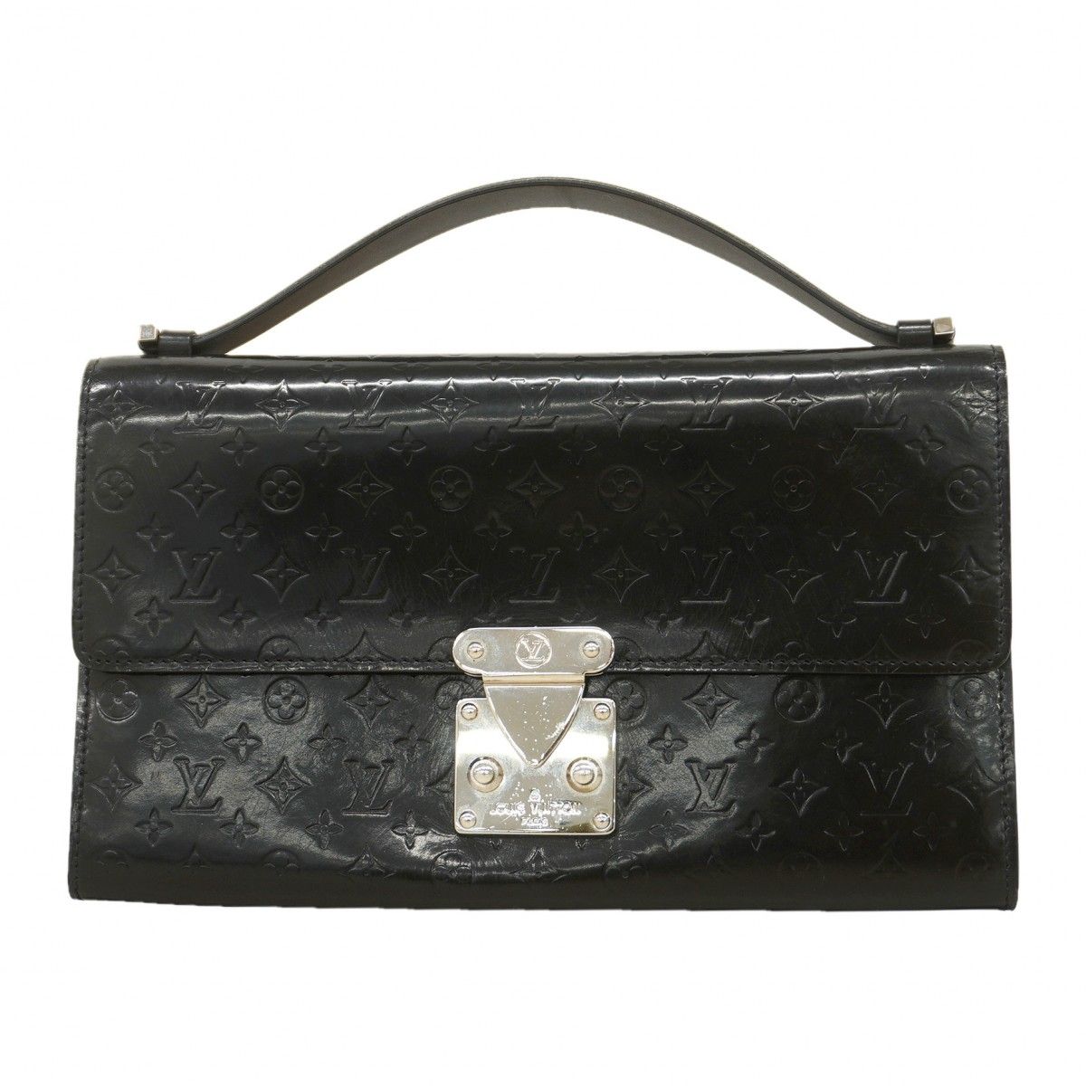 Louis Vuitton Handbag Monogram Mini Glace Anushka MM Noir