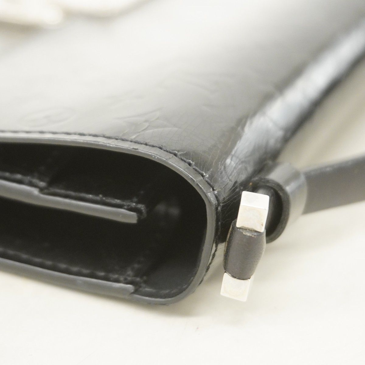 Louis Vuitton Handbag Monogram Mini Glace Anushka MM Noir — view 8