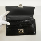 Louis Vuitton Handbag Monogram Mini Glace Anushka MM Noir — view 9