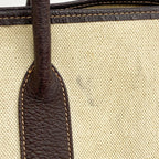 Hermes Tote Garden Party PM Toile Ash Brown Silver — view 9