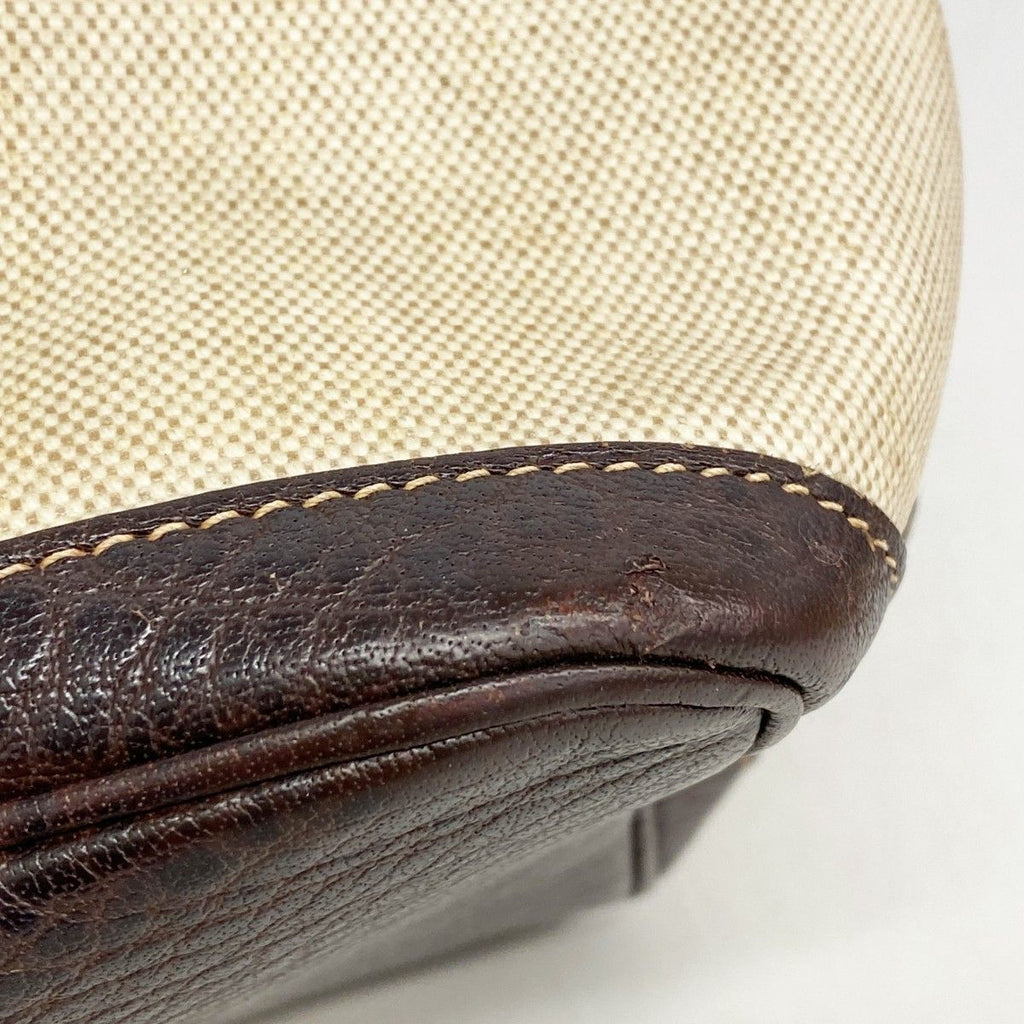Hermes Tote Garden Party PM Toile Ash Brown Silver — view 6