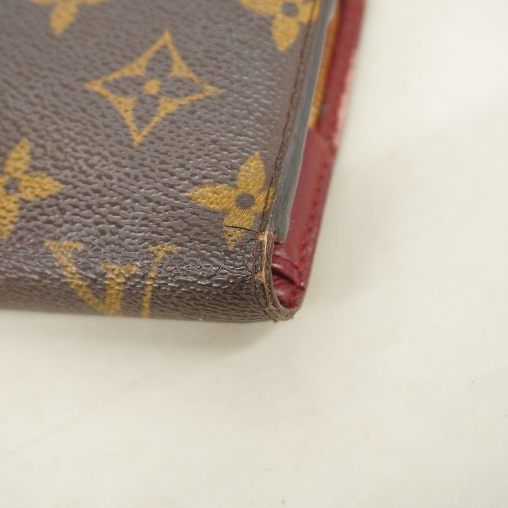Louis Vuitton Wallet Monogram Portefeuille Insolite Brown Ruby — view 6