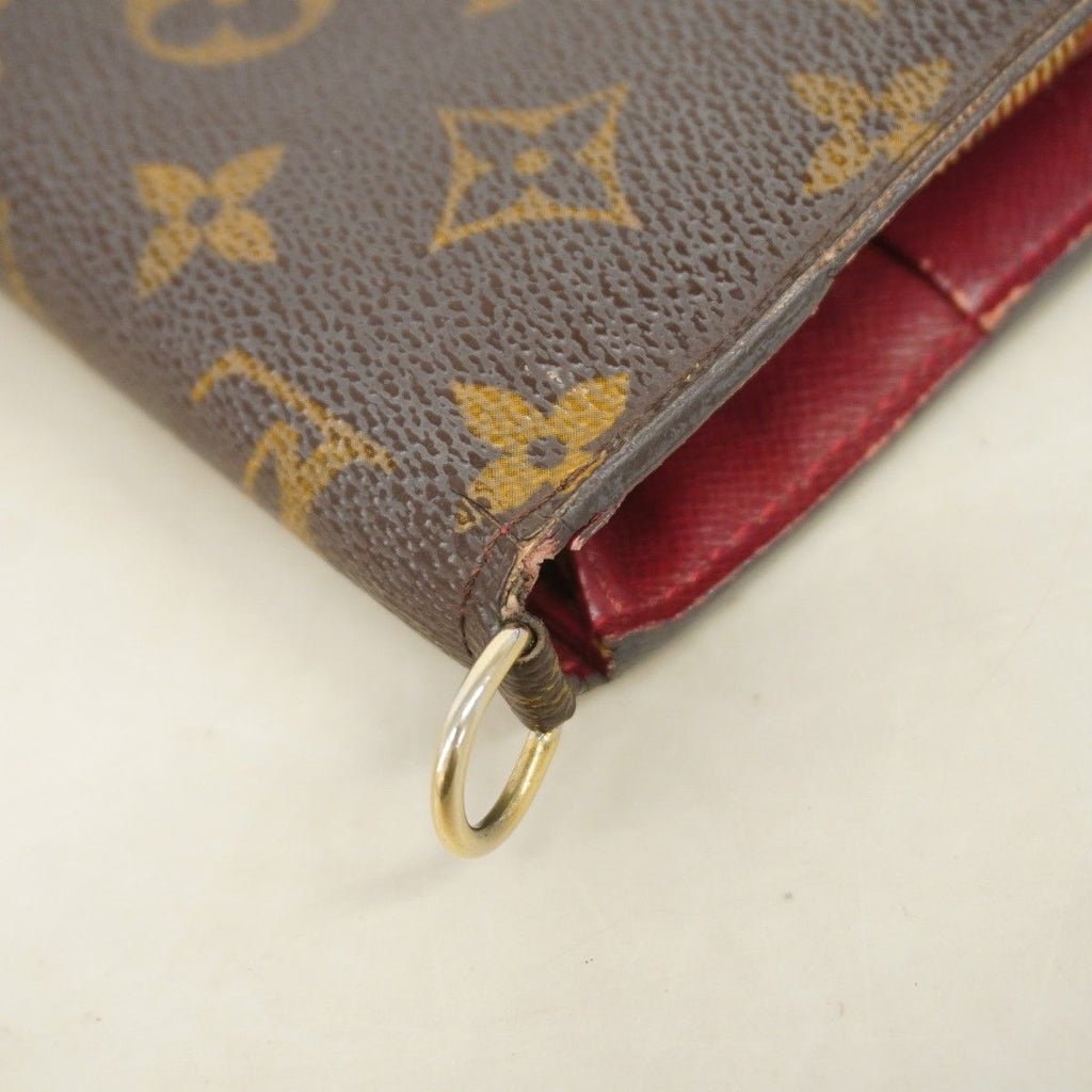 Louis Vuitton Wallet Monogram Portefeuille Insolite Brown Ruby — view 7