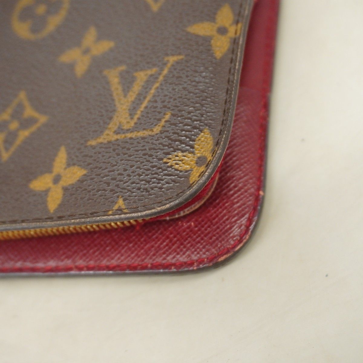 Louis Vuitton Wallet Monogram Portefeuille Insolite Brown Ruby — view 5