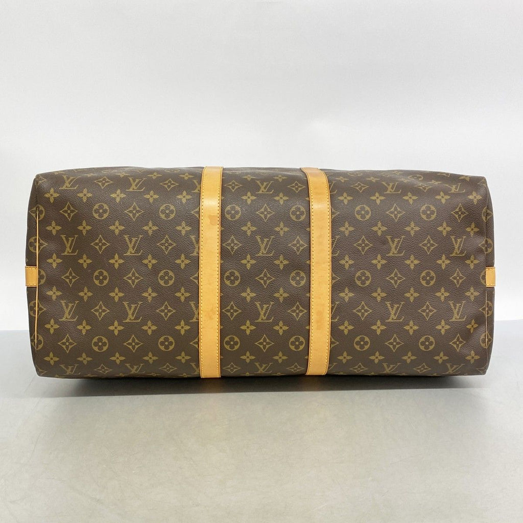 Louis Vuitton Boston Bag Monogram Keepall Bandouliere 55 Brown — view 3